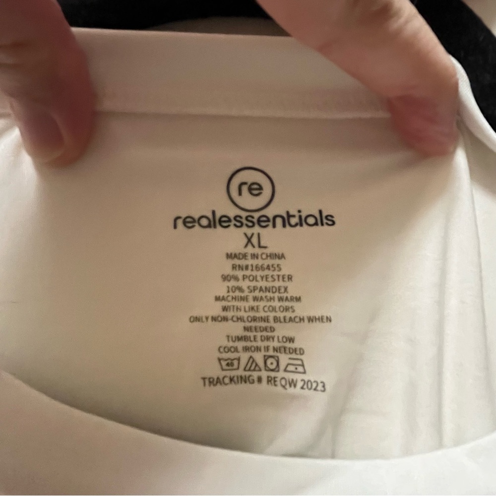 Essentials White Boxy Short Sleeve Tee - Picture 2 of 3